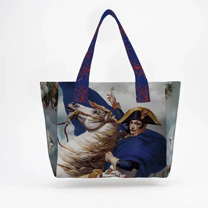 Grand sac cabas Voglio Bene Napoléon 42 x 45 x 20 cm 