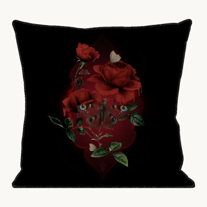 Coussin Bloody Suzy Voglio Bene Édition limitée 50 x 50 cm