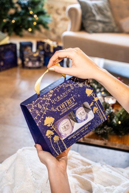 COFFRET BOUGIE & PARFUM MUSC D'HIVER - DURANCE 