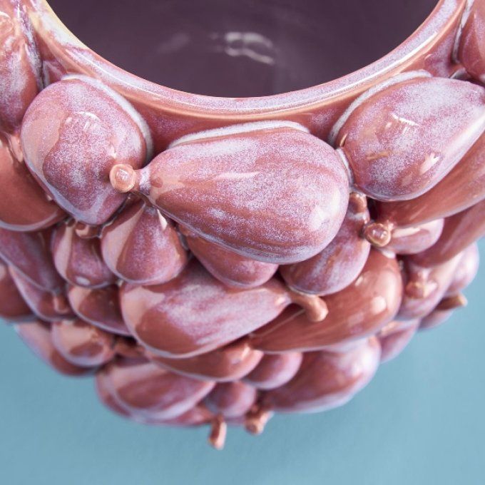 VASE FIGUES LILAS  - WERNS DECO 