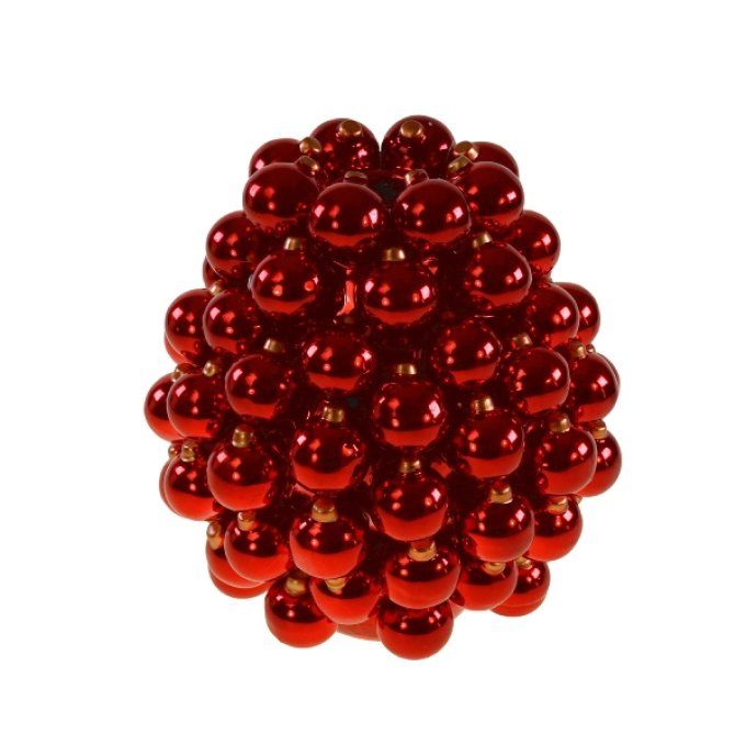 VASE BOULE ROUGE - WERNS DECO 