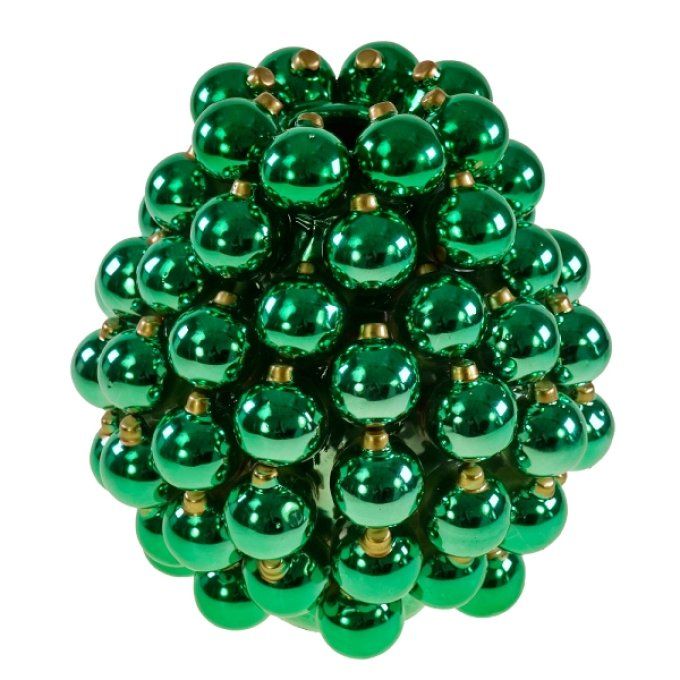 VASE BOULE VERT - WERNS DECO