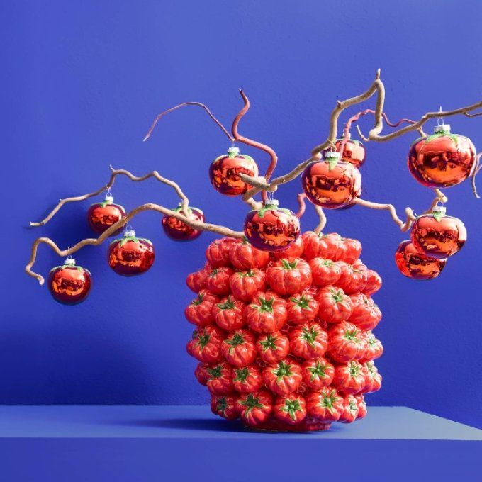 VASE TOMATE ROUGE - WERNS DECO