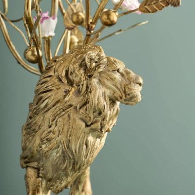BOUGEOIR LION - WERNS DECO