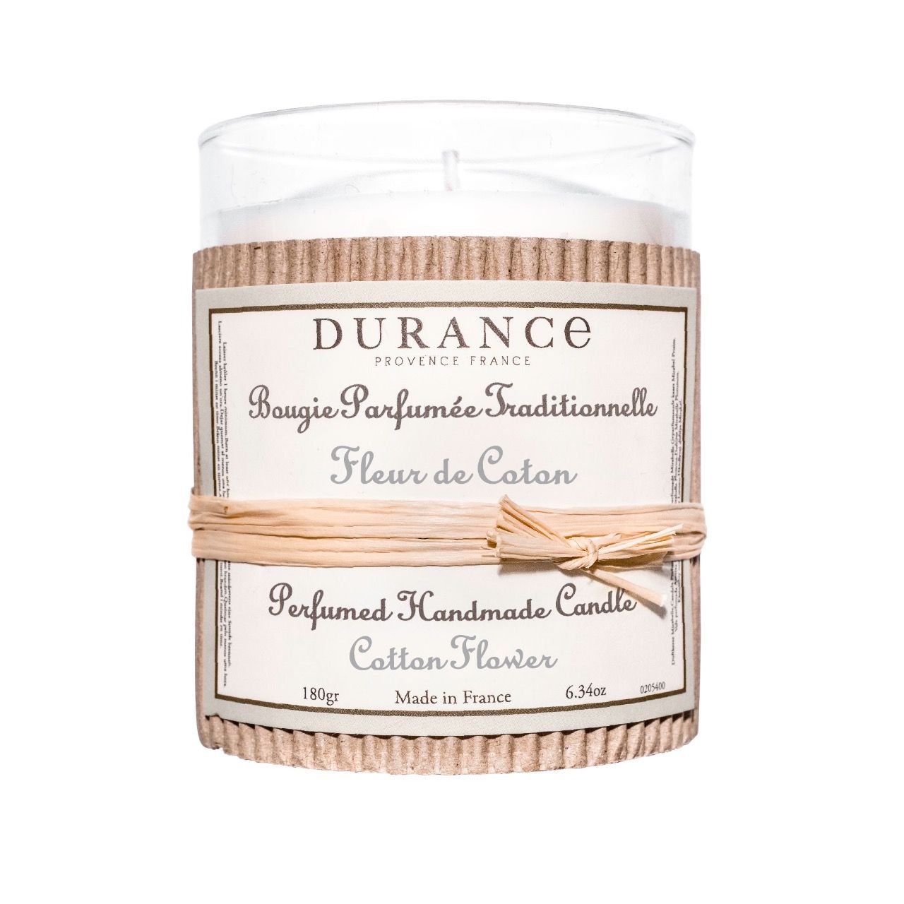 Bougie Parfumée Fleur de Coton - DURANCE - Bylotantique