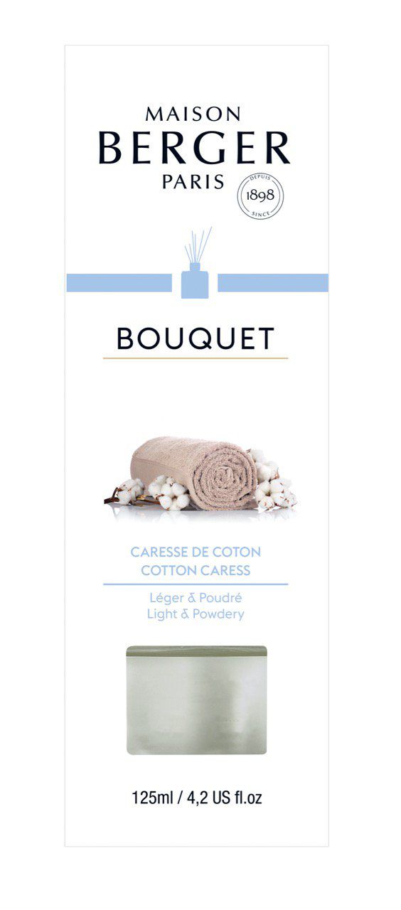 BOUQUET PARFUMÉ CUBE CARESSE DE COTON - PARFUM BERGER