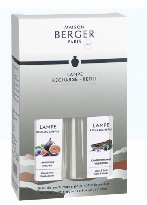 Coffrets de 2 Recharges Land 250ml - Lampe Berger