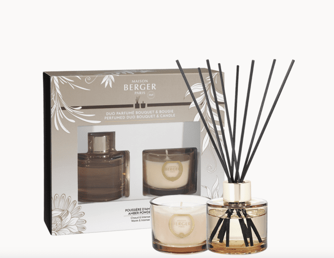 COFFRET DUO MINI BOUGIE & DIFFUSEUR "HOLLY" 