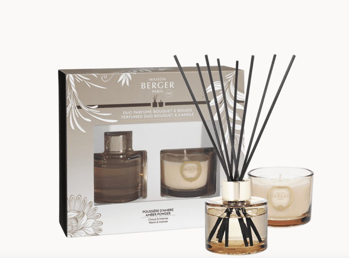 COFFRET DUO MINI BOUGIE & DIFFUSEUR "HOLLY" 