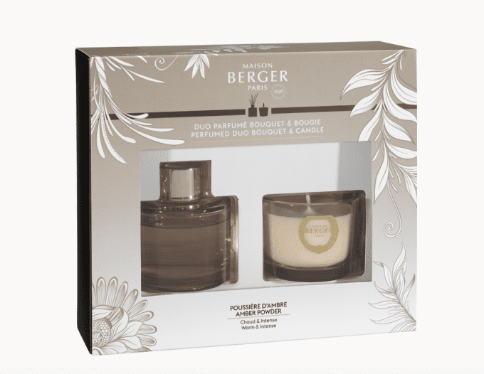 COFFRET DUO MINI BOUGIE & DIFFUSEUR "HOLLY" 