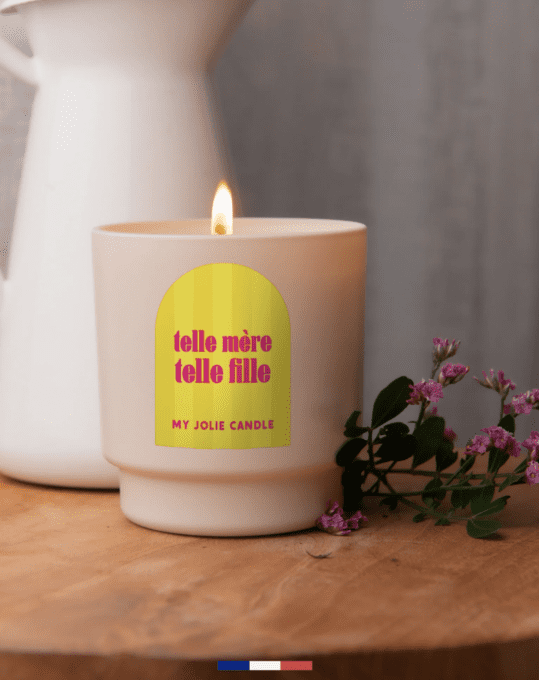 Bougie à message "TELLE MERE TELLE FILLE" - MY JOLIE CANDLE 