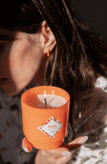 Bougie Bijou Orange Électric - MY JOLIE CANDLE