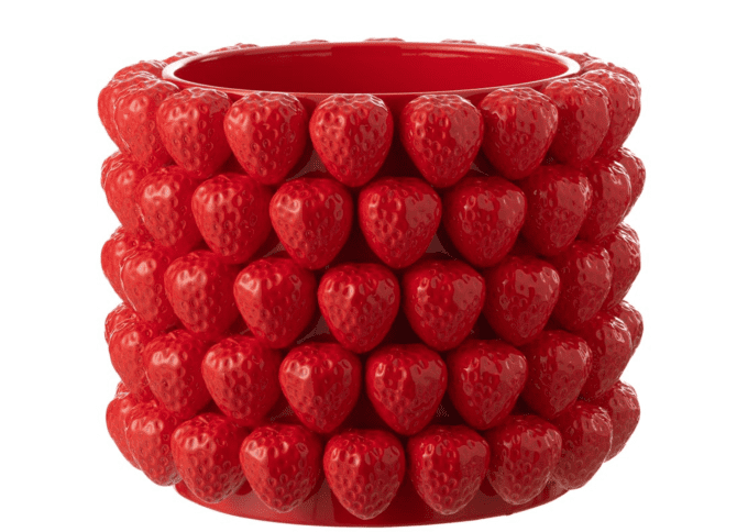 CACHE POT FRAISE - J-LINE