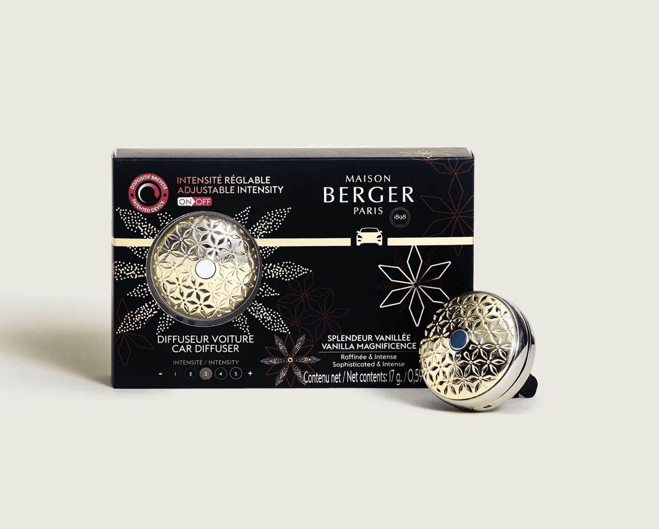 DIFFUSEUR VOITURE BERGER POMELIS - SPLENDEUR VANILLÉE