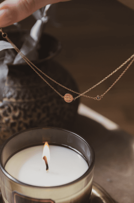 Bougies bijoux Les Mystiques "ENCENS' - MJC 