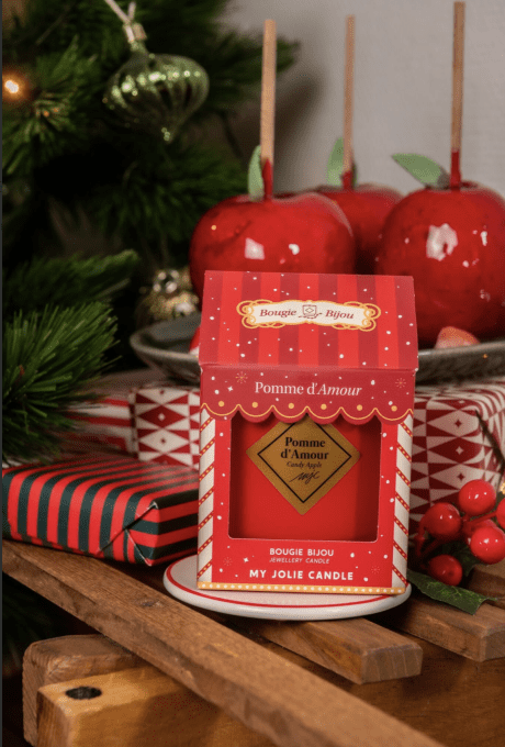 BOUGIE BIJOU POMME D'AMOUR - BRACELET CRISTAL SWAROSKI- MY JOLIE CANDLE  