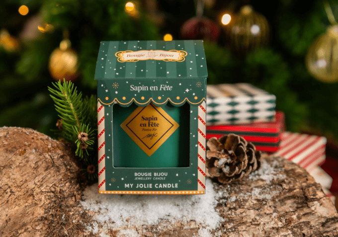 BOUGIE BIJOU SAPIN EN FÊTE - BRACELET CRISTAL SWAROSKI- MY JOLIE CANDLE 