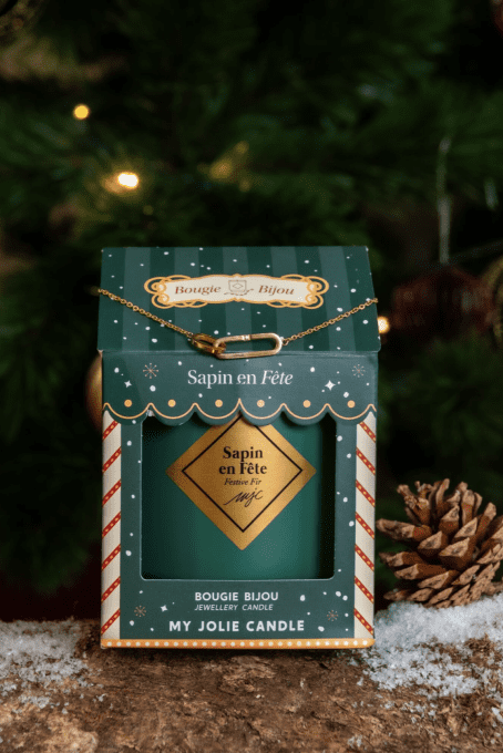 BOUGIE BIJOU SAPIN EN FÊTE - BRACELET CRISTAL SWAROSKI- MY JOLIE CANDLE 