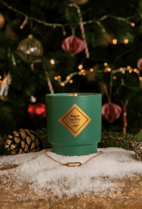 BOUGIE BIJOU SAPIN EN FÊTE - BRACELET CRISTAL SWAROSKI- MY JOLIE CANDLE 