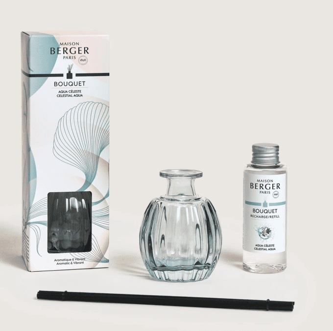 BOUQUET PARFUMÉ CORALI AQUA CELESTE - MAISON BERGER 