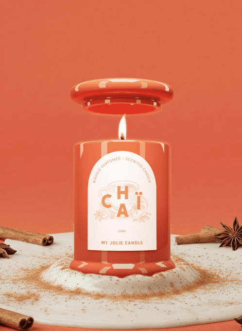 BOUGIE PARFUMÉE CHAÏ LATTE - MY JOLIE CANDLE  