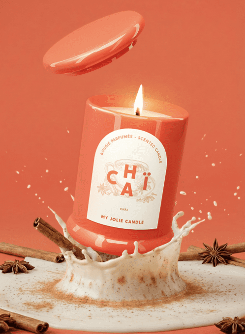 BOUGIE PARFUMÉE CHAÏ LATTE - MY JOLIE CANDLE  