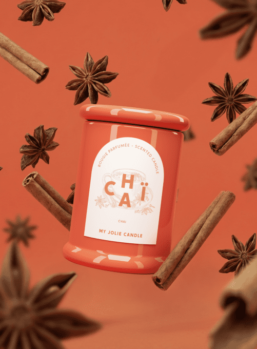 BOUGIE PARFUMÉE CHAÏ LATTE - MY JOLIE CANDLE  