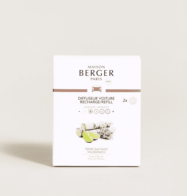 RECHARGE DIFFUSEUR VOITURE BERGER TERRE SAUVAGE - Copie