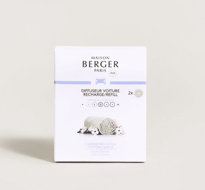 RECHARGE DIFFUSEUR VOITURE BERGER CARESSE DE COTON