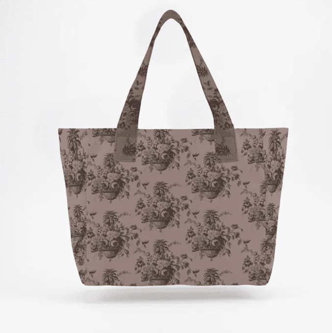Grand sac cabas Voglio Bene Marie Antoinette  42 x 45 x 20 cm 