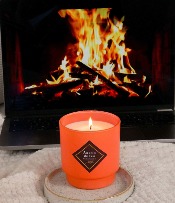 BOUGIE AU COIN DU FEU 180G - MY JOLIE CANDLE 