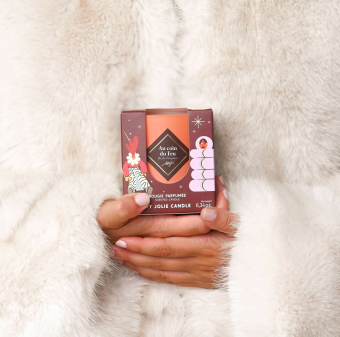 BOUGIE AU COIN DU FEU 180G - MY JOLIE CANDLE 