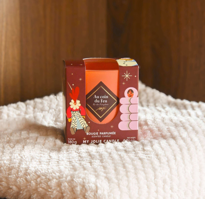 BOUGIE AU COIN DU FEU 180G - MY JOLIE CANDLE 