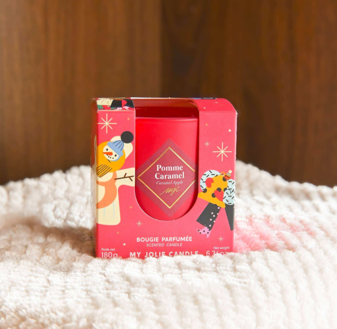 BOUGIE POMME CARAMEL 180G - MY JOLIE CANDLE