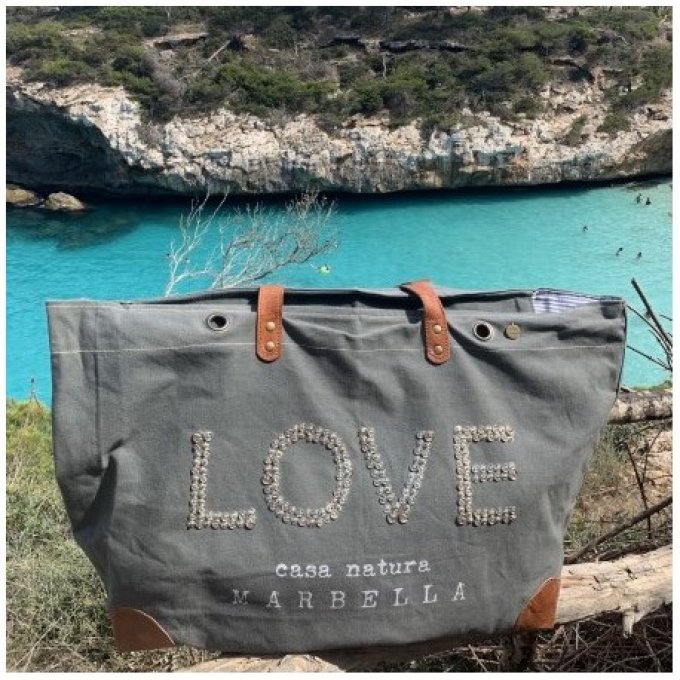 SAC EN TOILE VINTAGE LOVE PRSK3 - CASA NATURA 