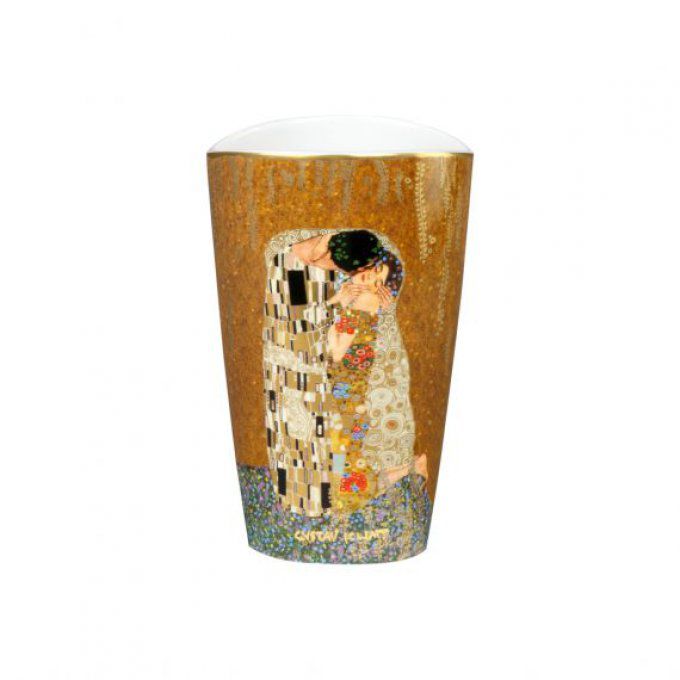 Vase en porcelaine  "Le Baiser" de KLIMT - GOEBEL