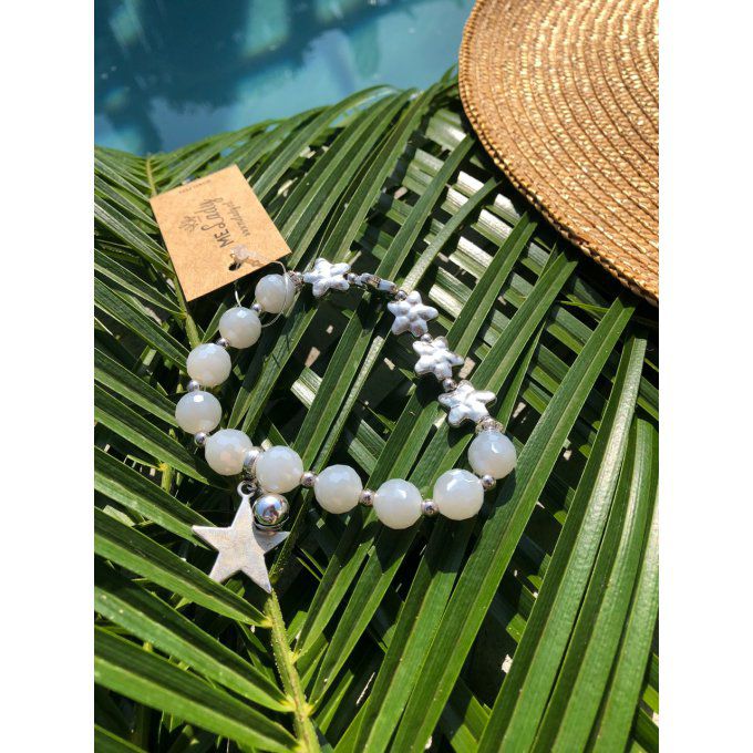 Bracelet femme Étoile Gris
