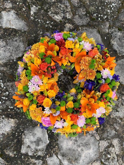 Couronne funéraire "Elégance"