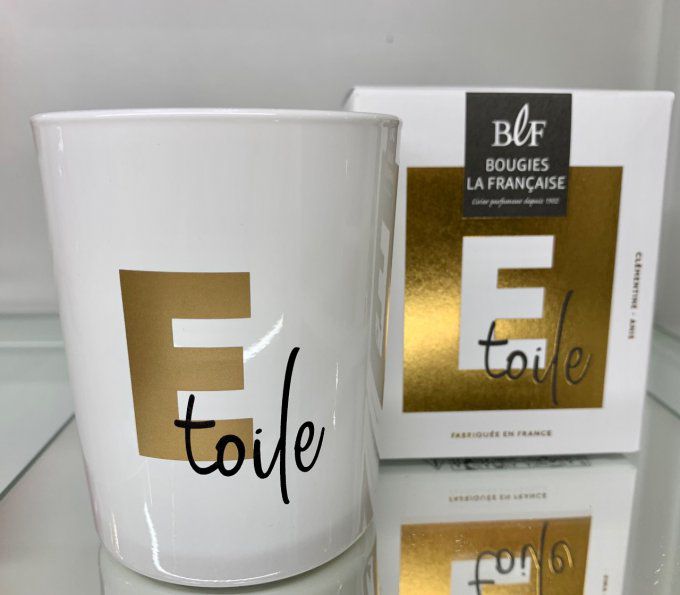 Bougies la Française - Bougie parfumée E comme Etoile - Collection Hiver en Fête 
