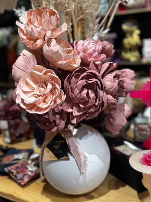 Composition de Fleurs Shola Vase Boule XL