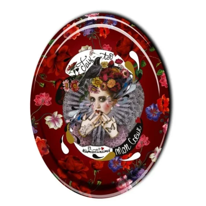 PLATEAU "TAIS-TOI" 33*25 - VOGLIOBENE