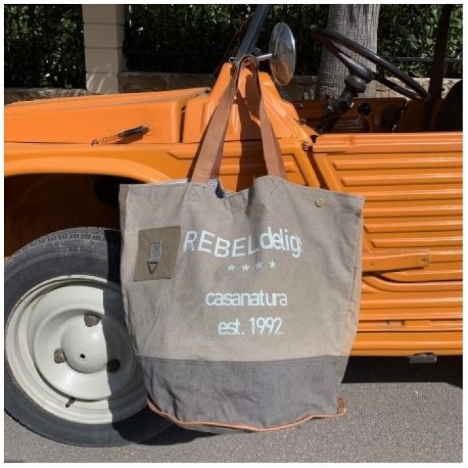 SAC EN TOILE VINTAGE REBEL DELIGHT RR26  - CASA NATURA