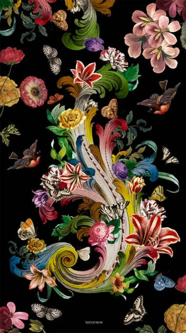 TENTURE FLEURS DE ROCAILLE - VOGLIO BENE