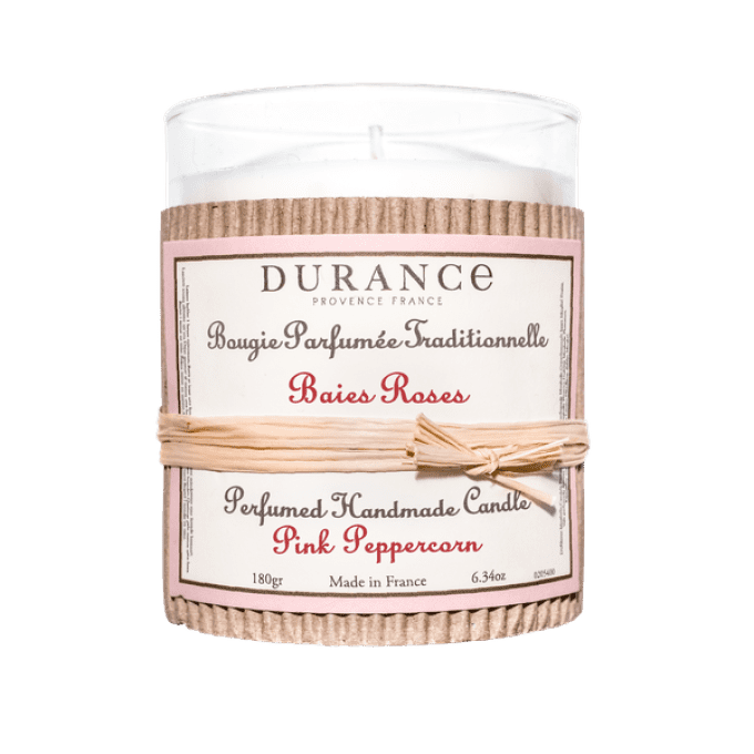 bougie-Parfumée-baies de Rose-DURANCE